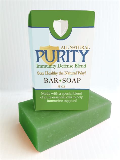 Purity bar - Description. Purity is a luxurious soap made with all-natural ingredients and infused with a refreshing blend of clove, rosemary, lemon, eucalyptus, and cinnamon bark oil. This soap …